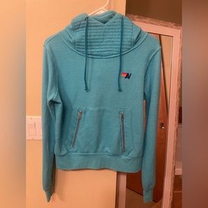 Aviator Nation Blue Hoodie in good condition Size Extra Small
